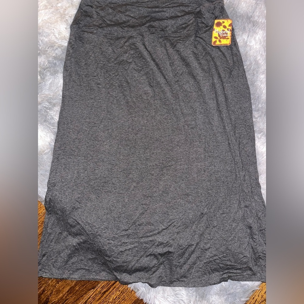 Hybrid & company Charcoal Maxi Skirt - NWT 3X